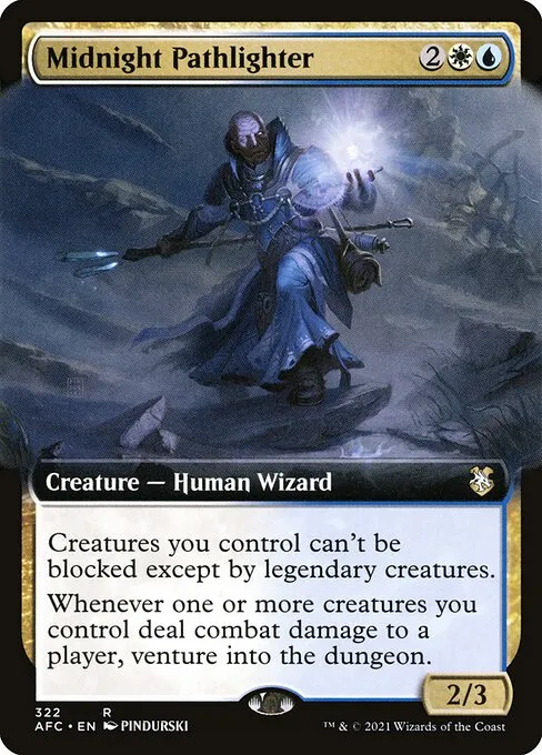 Midnight Pathlighter · Forgotten Realms Commander 322/331