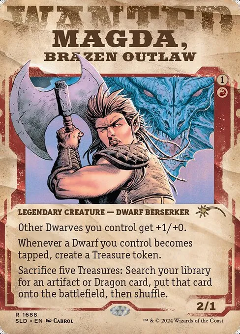 Magda, Brazen Outlaw · Secret Lair Drop 1688/2547