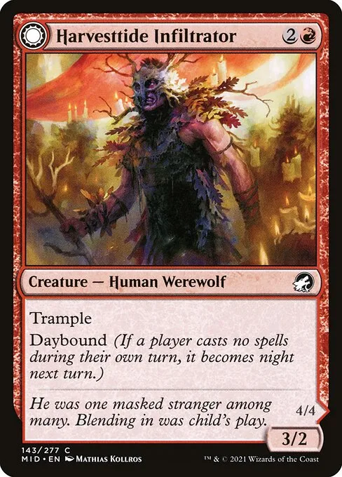 Harvesttide Infiltrator // Harvesttide Assailant · Innistrad: Midnight Hunt 143/399