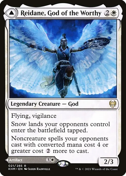 Reidane, God of the Worthy // Valkmira, Protector's Shield · Kaldheim 21/425
