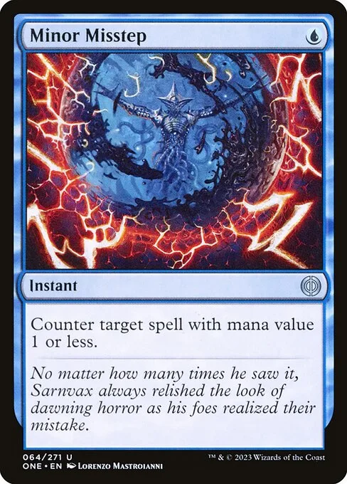 Minor Misstep · Phyrexia: All Will Be One 64/479