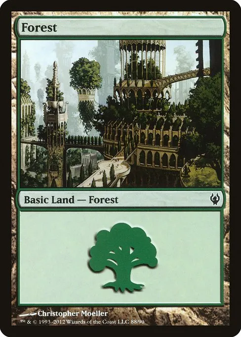 Forest · Duel Decks: Izzet vs. Golgari 88/90