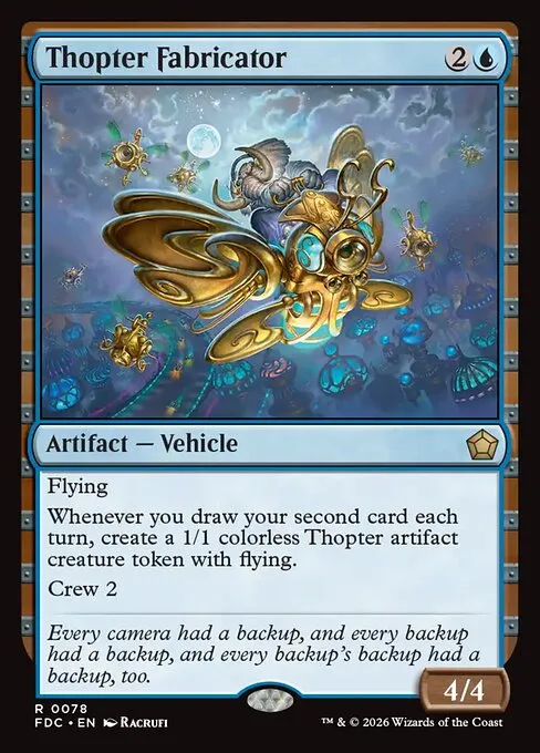 Thopter Fabricator · Foundations Commander 78/3