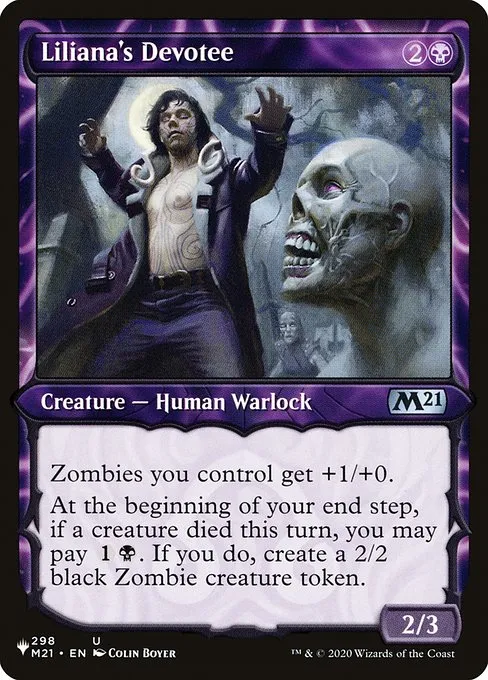 Liliana's Devotee · The List M21-298/5050