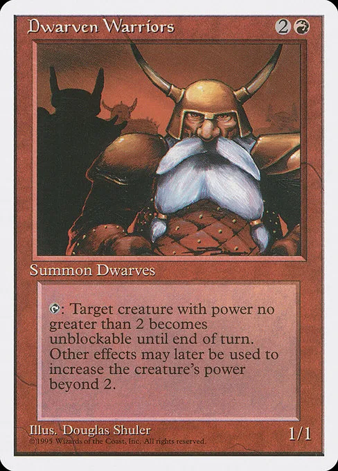 Dwarven Warriors · Fourth Edition 187/380
