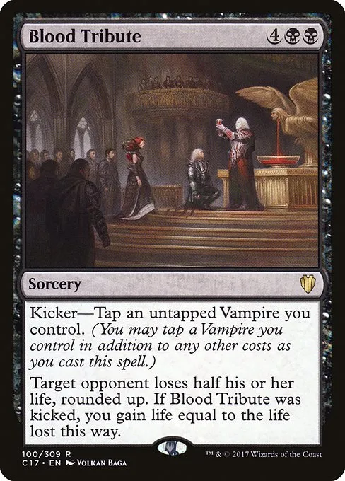 Blood Tribute · Commander 2017 100/309