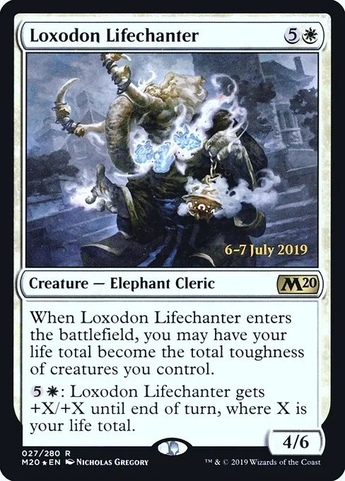 Loxodon Lifechanter · Core Set 2020 Promos 27s/144