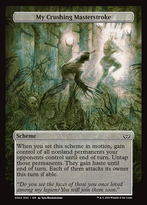 My Crushing Masterstroke · Duskmourn: House of Horror Commander 342/373