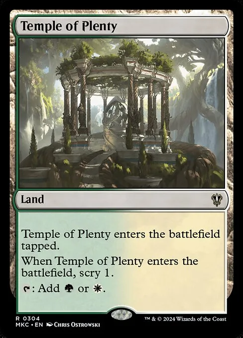 Temple of Plenty · Murders at Karlov Manor Commander 304/358
