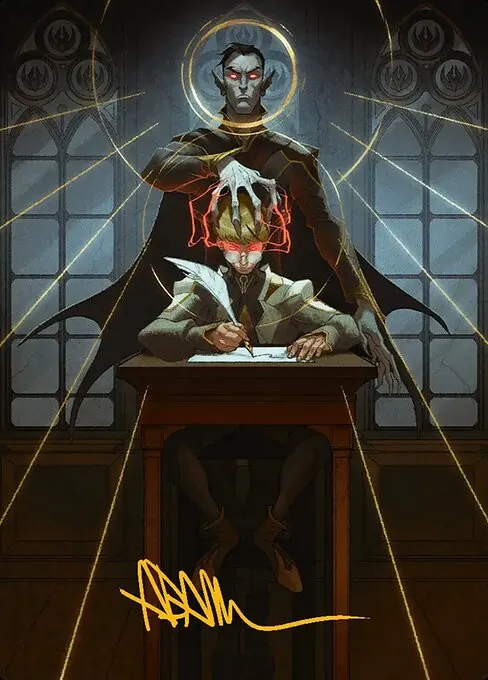 Vampiric Tutor // Vampiric Tutor · Secrets of Strixhaven Art Series 45/54