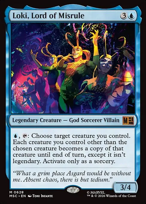 Loki, Lord of Misrule · Marvel Super Heroes Commander 628/9