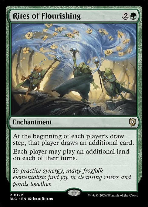 Rites of Flourishing · Bloomburrow Commander 122/356