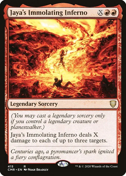 Jaya's Immolating Inferno · Commander Legends 415/718