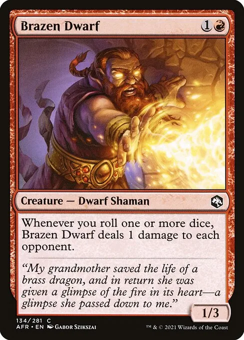 Brazen Dwarf · Adventures in the Forgotten Realms 134/424