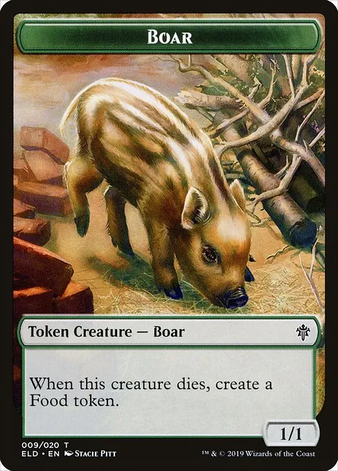 Boar · Throne of Eldraine Tokens 9/20