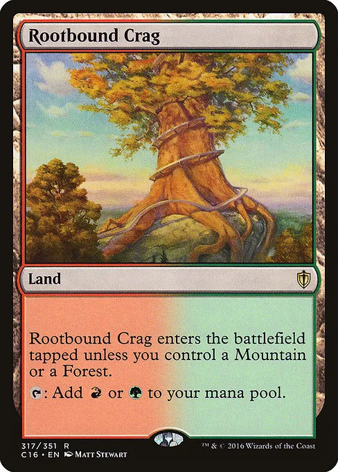 Rootbound Crag · Commander 2016 317/351