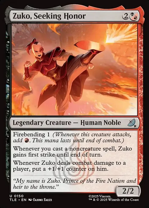 Zuko, Seeking Honor · Avatar: The Last Airbender Eternal 150/317