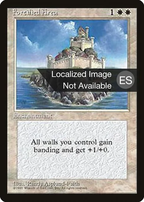 Fortified Area · Fourth Edition Foreign Black Border 26/378