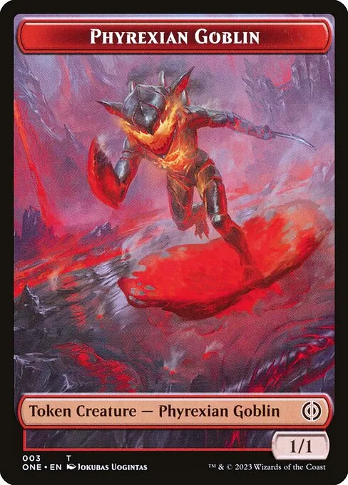 Phyrexian Goblin · Phyrexia: All Will Be One Tokens 3/14