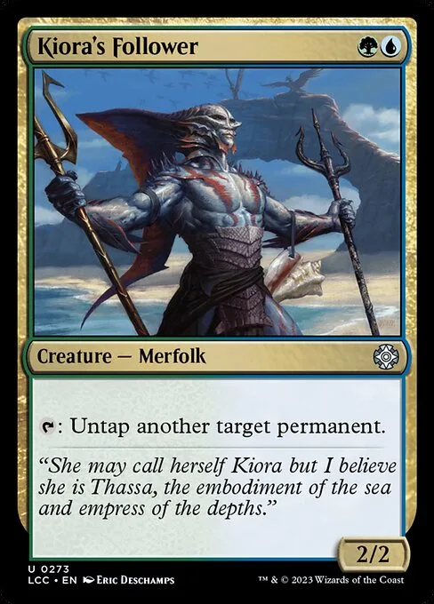 Kiora's Follower · The Lost Caverns of Ixalan Commander 273/370