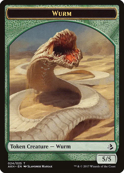 Wurm · Amonkhet Tokens 24/26