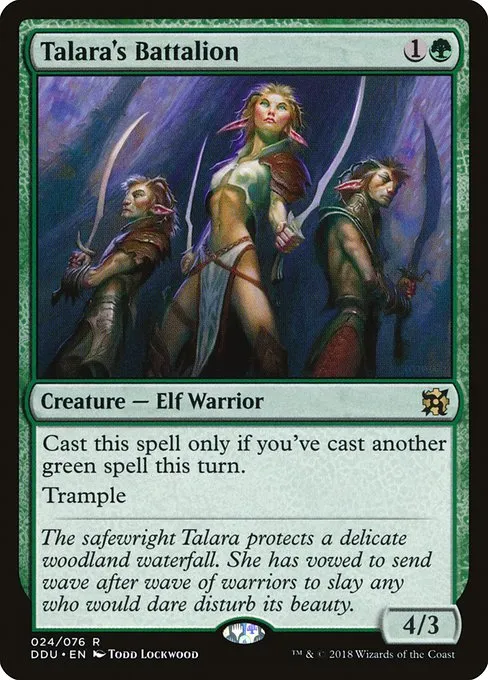 Talara's Battalion · Duel Decks: Elves vs. Inventors 24/76