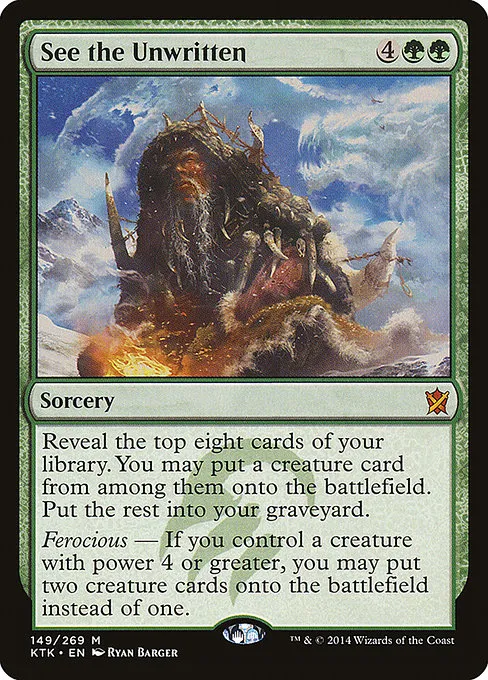 See the Unwritten · Khans of Tarkir 149/293