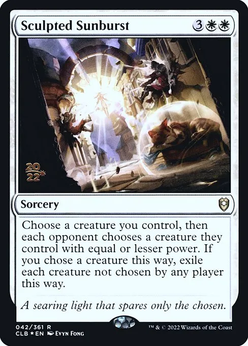 Sculpted Sunburst · Battle for Baldur's Gate Promos 42s/104