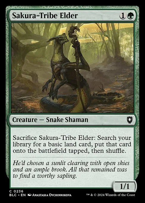 Sakura-Tribe Elder · Bloomburrow Commander 236/356