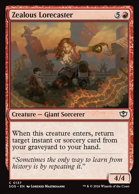 Zealous Lorecaster · Secrets of Strixhaven 137/368