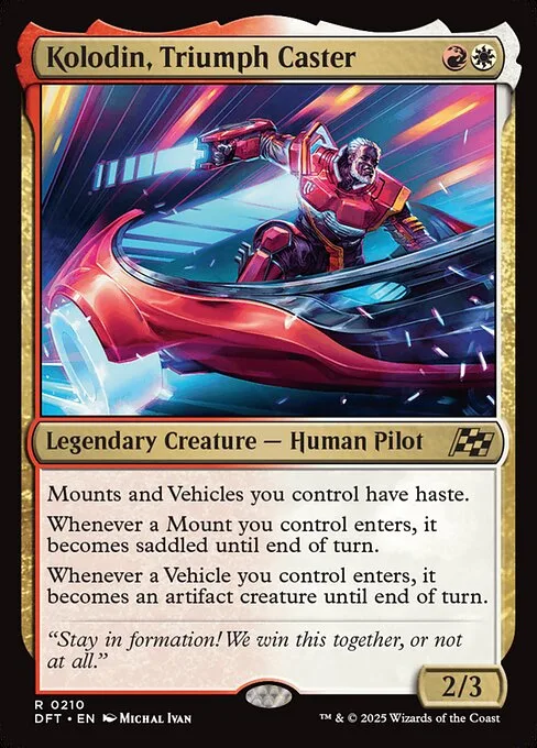 Kolodin, Triumph Caster · Aetherdrift 210/553