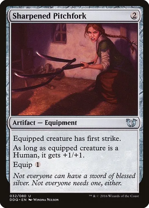 Sharpened Pitchfork · Duel Decks: Blessed vs. Cursed 32/80