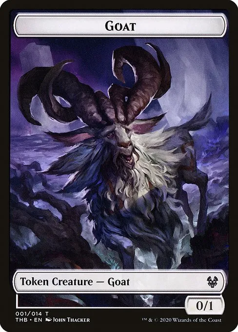 Goat · Theros Beyond Death Tokens 1/14