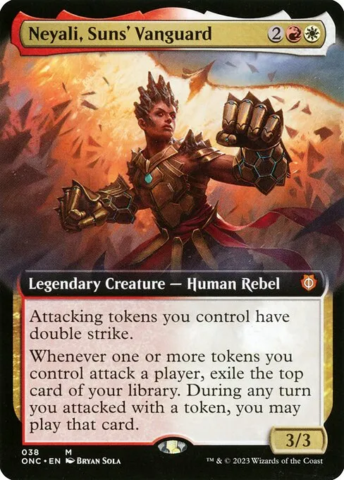 Neyali, Suns' Vanguard · Phyrexia: All Will Be One Commander 38/174