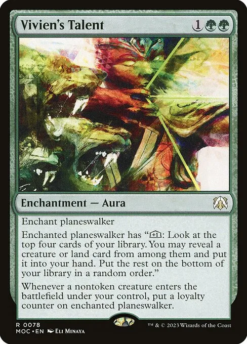 Vivien's Talent · March of the Machine Commander 78/450