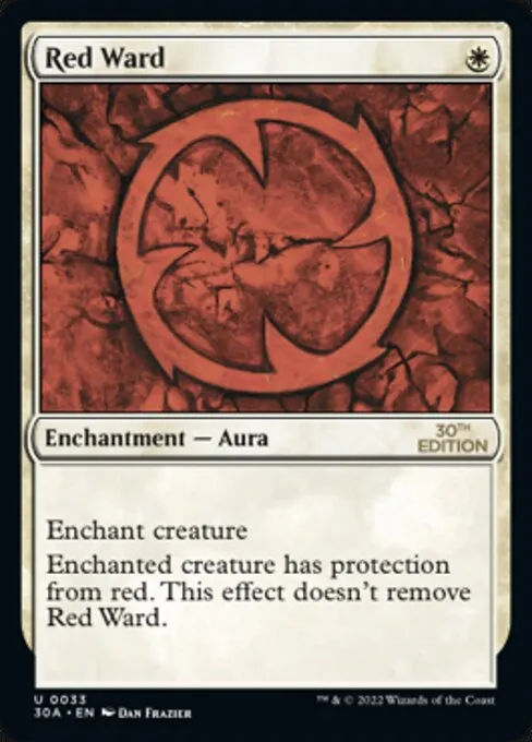Red Ward · 30th Anniversary Edition 33/594