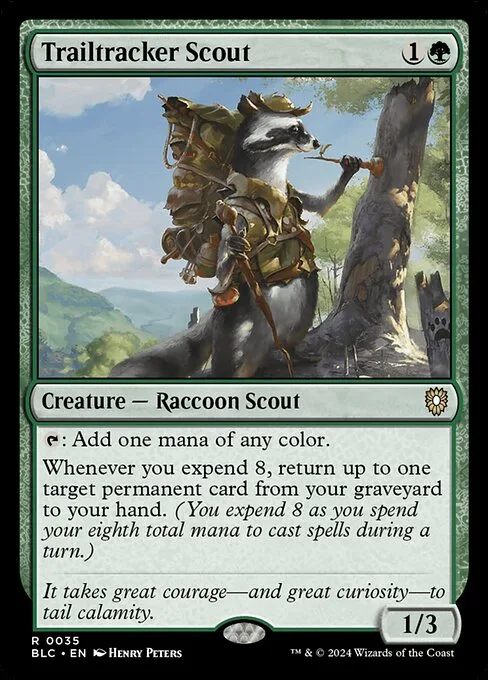 Trailtracker Scout · Bloomburrow Commander 35/356