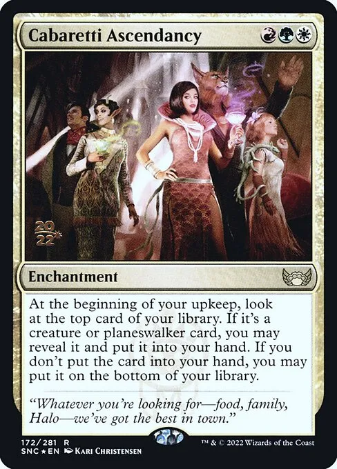 Cabaretti Ascendancy · Streets of New Capenna Promos 172s/161