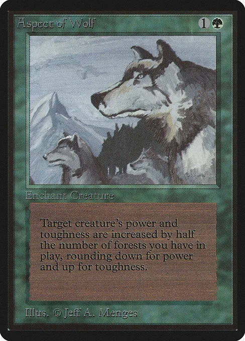 Aspect of Wolf · Limited Edition Beta 185/302