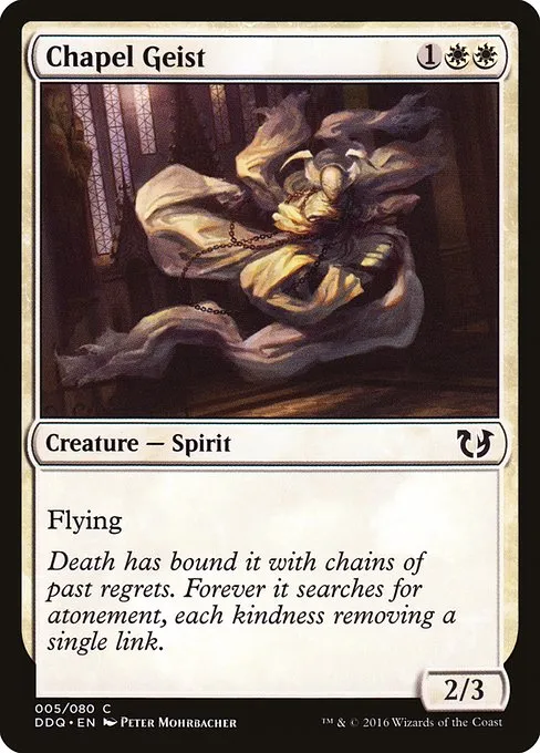 Chapel Geist · Duel Decks: Blessed vs. Cursed 5/80