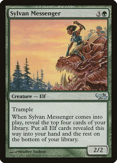 Sylvan Messenger · Duel Decks: Elves vs. Goblins 12/62