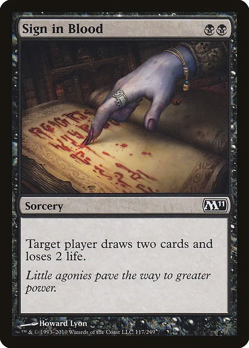 Sign in Blood · Magic 2011 117/249