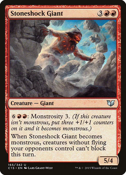 Stoneshock Giant · Commander 2015 165/342
