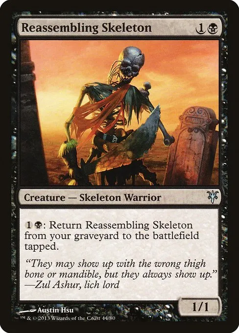 Reassembling Skeleton · Duel Decks: Sorin vs. Tibalt 44/80