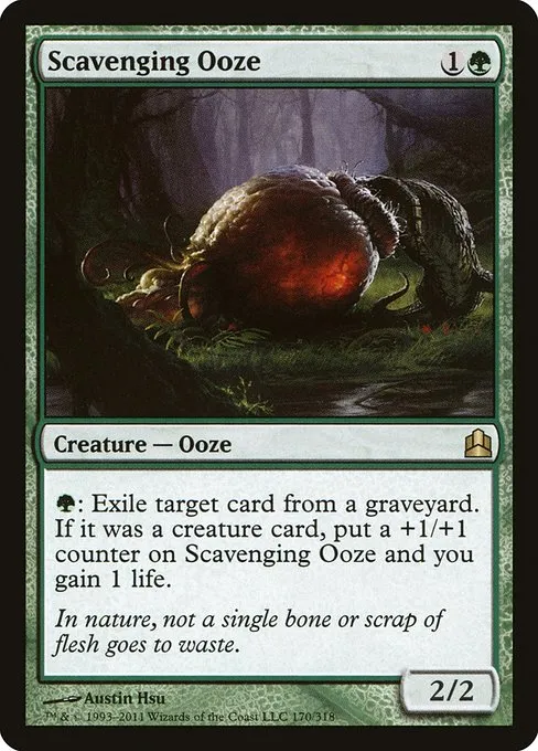 Scavenging Ooze · Commander 2011 170/318