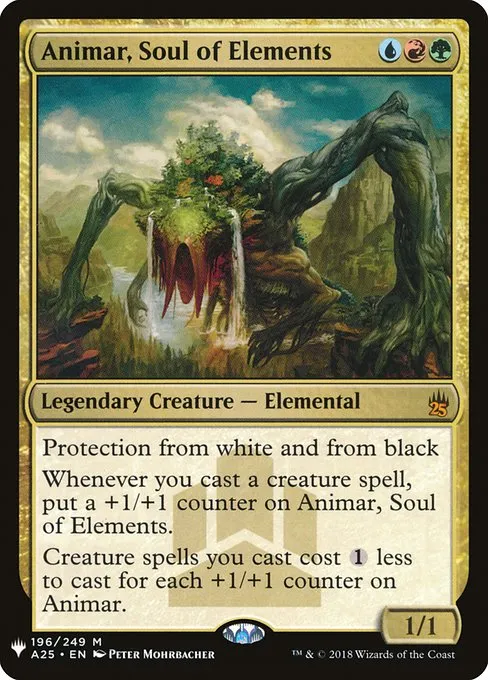 Animar, Soul of Elements · The List A25-196/5050