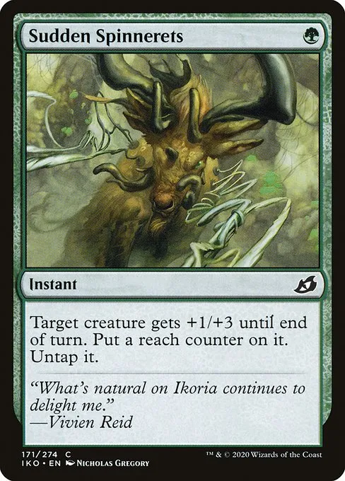 Sudden Spinnerets · Ikoria: Lair of Behemoths 171/390