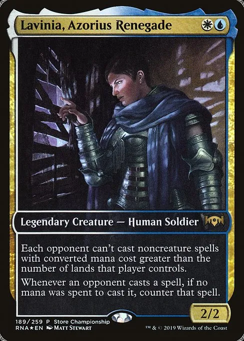 Lavinia, Azorius Renegade · Ravnica Allegiance Promos 189/81
