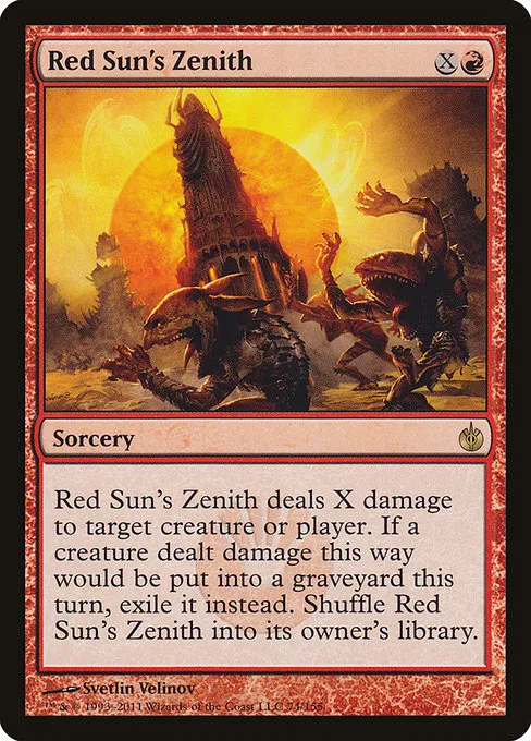 Red Sun's Zenith · Mirrodin Besieged 74/155
