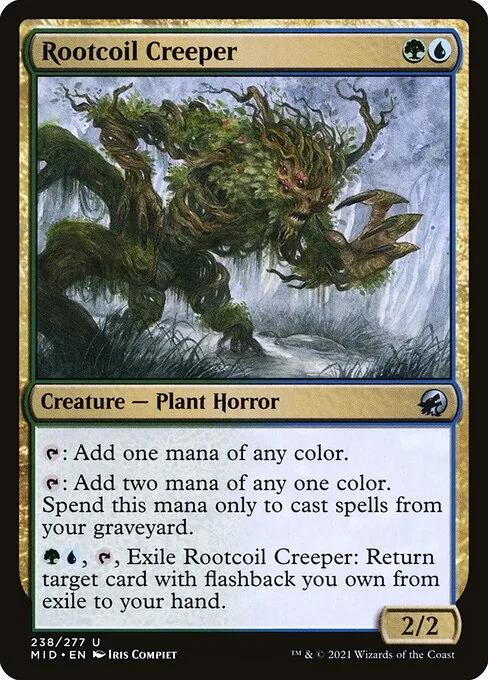 Rootcoil Creeper · Innistrad: Midnight Hunt 238/399